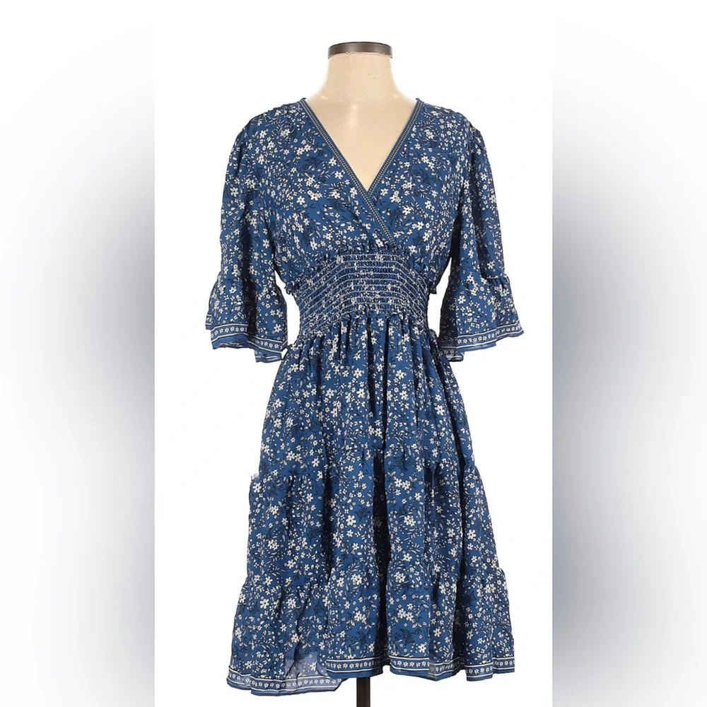 Max Studio Blue A-Line Dress - Picture 1 of 4